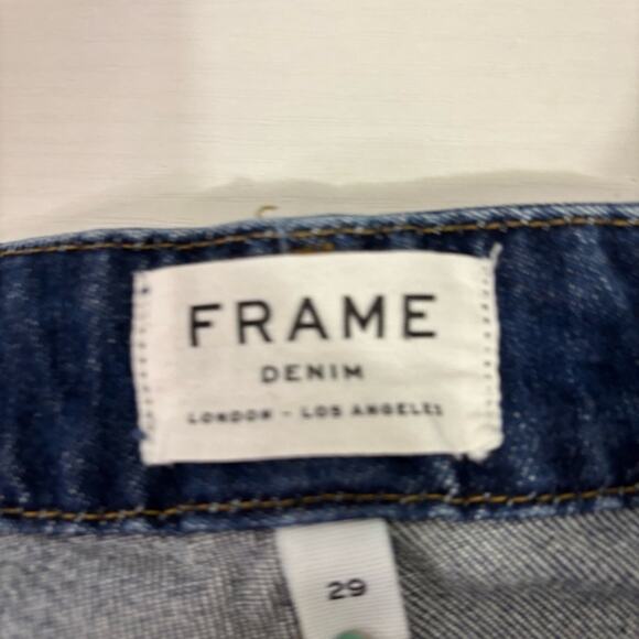 Frame Denim Dark Blue Flare Jeans Size 29 PP0820 - Picture 6 of 10